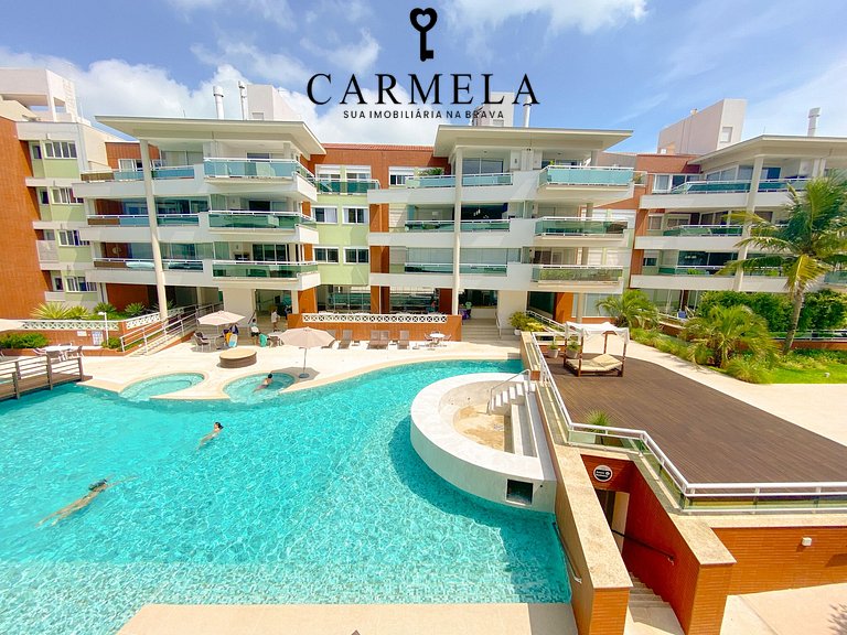 Lt43ab22x6 - Águas da Brava - Apartamento, três dormitórios.